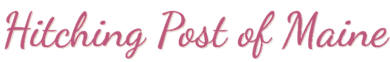 The Hitching Post in Dayton, Maine logo for The hitching Post wedding venue in Dayton Maine
