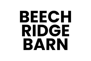 Black bold text reads “BEECH RIDGE BARN” on a plain white background.